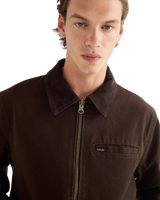 The Wrangler Mens Utility Jacket in Chocolate Torte