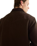 The Wrangler Mens Utility Jacket in Chocolate Torte