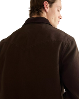 The Wrangler Mens Utility Jacket in Chocolate Torte