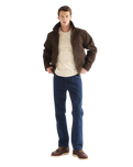 The Wrangler Mens Utility Jacket in Chocolate Torte