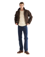 The Wrangler Mens Utility Jacket in Chocolate Torte