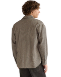 The Wrangler Mens Oversized Western Shirt in Mojave Heather