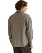 The Wrangler Mens Oversized Western Shirt in Mojave Heather