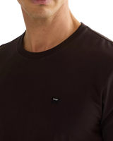 The Wrangler Mens Sign Off T-Shirt in Chocolate Torte