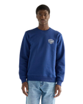 The Wrangler Mens Small Graphic Sweatshirt in Blue Depths