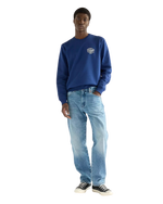 The Wrangler Mens Small Graphic Sweatshirt in Blue Depths