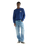 The Wrangler Mens Small Graphic Sweatshirt in Blue Depths