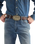 Oversized Buckle Belt in Dark Brown