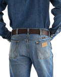 Oversized Buckle Belt in Dark Brown