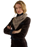 The Wrangler Womens Wool Bandana Scarf in Oat