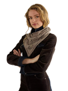 The Wrangler Womens Wool Bandana Scarf in Oat