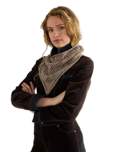 The Wrangler Womens Wool Bandana Scarf in Oat