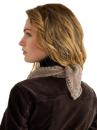 The Wrangler Womens Wool Bandana Scarf in Oat