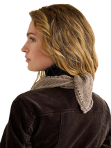 The Wrangler Womens Wool Bandana Scarf in Oat