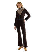 The Wrangler Womens Wool Bandana Scarf in Oat
