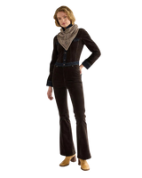 The Wrangler Womens Wool Bandana Scarf in Oat