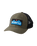 The Kavu Mens Above Standard Trucker Cap in Olive Topo