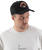 The Salt Water Seeker Mens Embroidered Foam Trucker Cap in Black