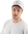 The Salt Water Seeker Mens Embroidered Foam Trucker Cap in Bone
