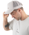 The Salt Water Seeker Mens Embroidered Foam Trucker Cap in Bone