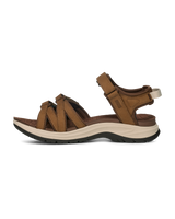 The Teva Womens Tirra Sport Leather Sandals in Tan