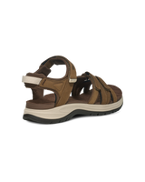 The Teva Womens Tirra Sport Leather Sandals in Tan