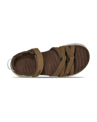 The Teva Womens Tirra Sport Leather Sandals in Tan