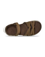 The Teva Womens Tirra Sport Leather Sandals in Tan