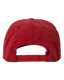 The Brixton Mens Inwood Snapback Cap in Red