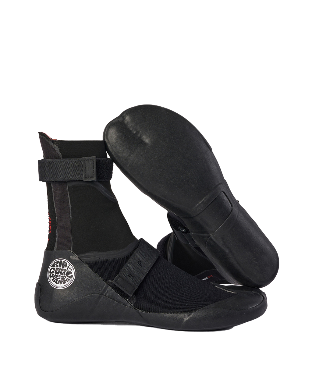 The Rip Curl FlashBomb 5mm Hidden Split Toe Wetsuit Boots in Black
