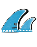 The Futures Fins Mark Richards Twin+1 Fin in Blue, White & Black