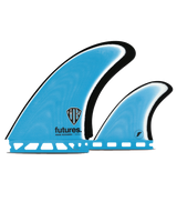 The Futures Fins Mark Richards Twin+1 Fin in Blue, White & Black