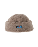 The Kavu Mens Fur Ball Beanie in Mocha