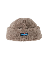 The Kavu Mens Fur Ball Beanie in Mocha