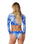 The Rip Curl Womens Farm Rio Groove Cheeky Coverage Bikini Bottoms in Tropical Groove