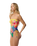 The Rip Curl Womens Farm Rio Bliss Bandeau One Piece Swimsuit in Yellow