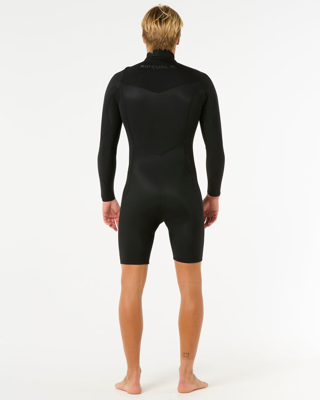 Dawn Patrol 2mm Chest Zip Long Sleeve Wetsuit in Black