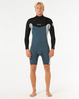 Dawn Patrol 2mm Chest Zip Long Sleeve Wetsuit in Pine Night