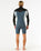 Dawn Patrol 2mm Chest Zip Long Sleeve Wetsuit in Pine Night