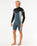 Dawn Patrol 2mm Chest Zip Long Sleeve Wetsuit in Pine Night