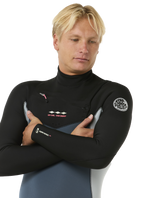 Dawn Patrol 2mm Chest Zip Long Sleeve Wetsuit in Pine Night