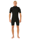 Dawn Patrol 2/2mm Chest Zip Spring Wetsuit in Black