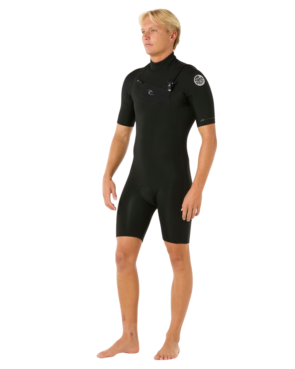 Dawn Patrol 2/2mm Chest Zip Spring Wetsuit in Black