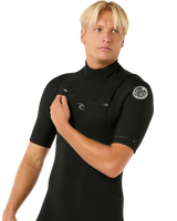 Dawn Patrol 2/2mm Chest Zip Spring Wetsuit in Black