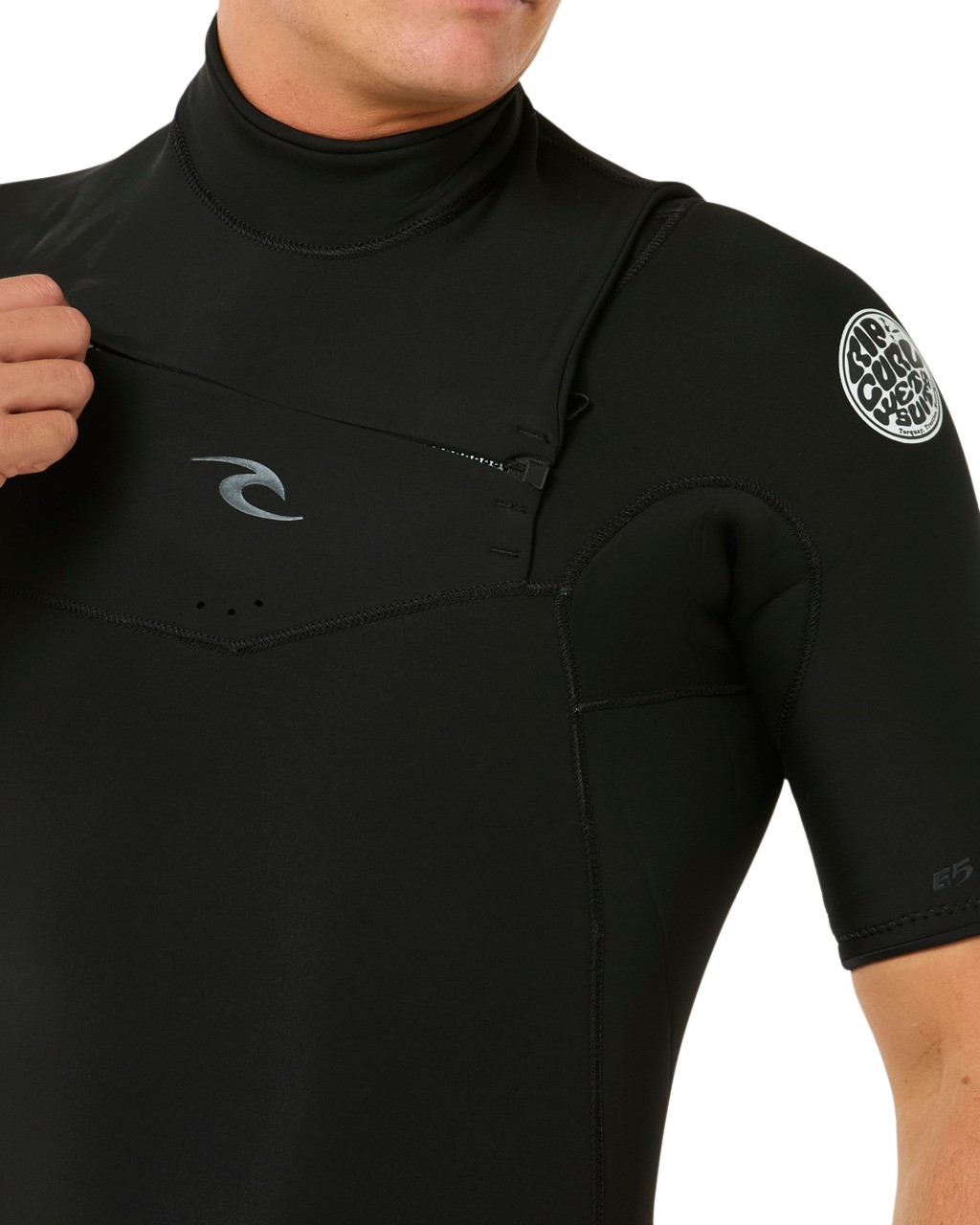 Dawn Patrol 2/2mm Chest Zip Spring Wetsuit in Black