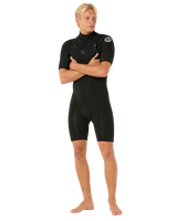 Dawn Patrol 2/2mm Chest Zip Spring Wetsuit in Black