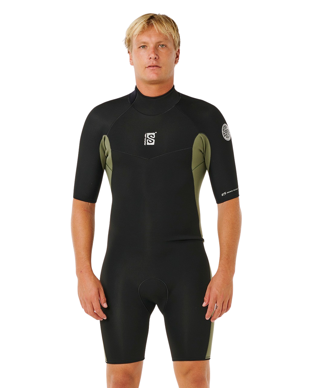 Dawn Patrol 2/2mm Back Zip Spring Wetsuit in Deep Cactus