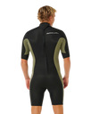 Dawn Patrol 2/2mm Back Zip Spring Wetsuit in Deep Cactus