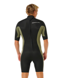 Dawn Patrol 2/2mm Back Zip Spring Wetsuit in Deep Cactus