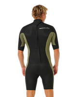 Dawn Patrol 2/2mm Back Zip Spring Wetsuit in Deep Cactus
